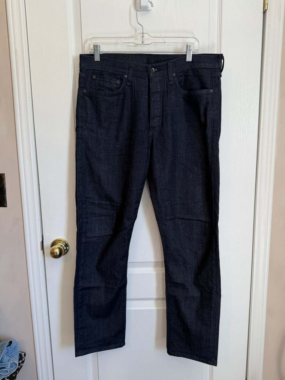 Rag & Bone Fit 2 Slim Jeans Dark Indigo Denim - Picture 2 of 9
